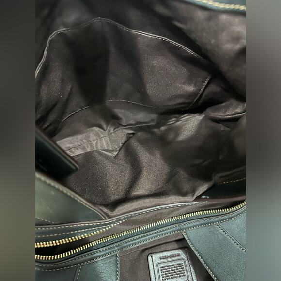 Like new COACH Lexy Legacy Jacquard Shoulder Bag in Black Smoke MSRP $378 - Picture 10 of 13